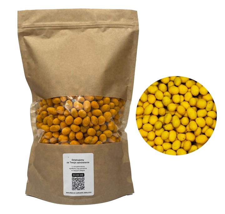 Orzeszki ziemne w chrupiącej panierce ser cebula 1000g SEROWO CEBULOWE 1KG