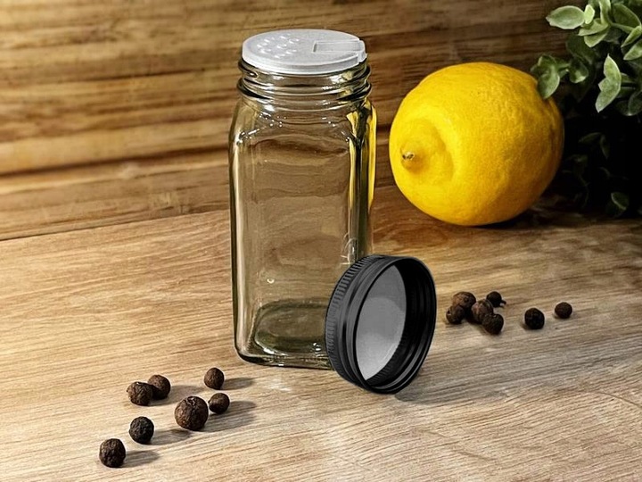 POJEMNIKI NA PRZYPRAWY PRZYPRAWNIK BAMBUS STOJAK DREWNIANY ZESTAW