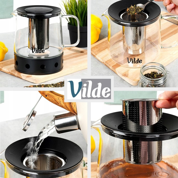 Zaparzacz DZBANEK Z ZAPARZACZEM sitkiem imbryk do parzenia z