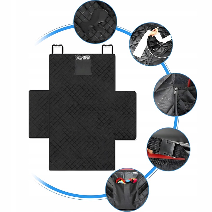 MOCNA MATA KOJEC DO BAGAŻNIKA SAMOCHODU DLA PSA