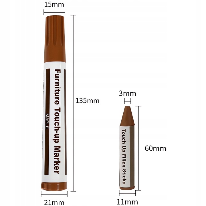 DUŻY ZESTAW NAPRAWCZY DO PANELI MEBLI NAPRAWY RYS DREWNA DRZWI OKIEN