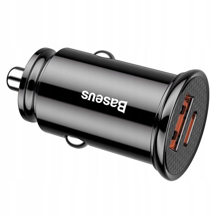 Ładowarka samochodowa Baseus Circular 30W 5A USB do auta, szybkie ładowanie