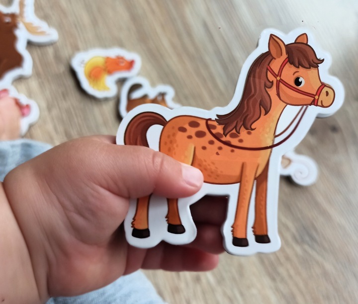 MAGNESY NA LODÓWKĘ DLA DZIECI ZESTAW EDUKACYJNY ZWIERZĘTA PREZENT 30