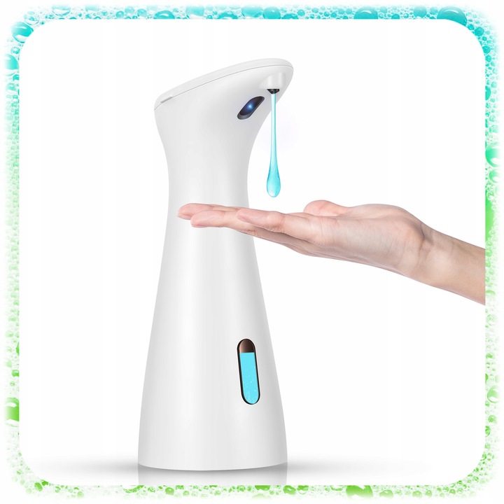 DOZOWNIK DO MYDŁA PŁYNU Czujnik AUTOMATYCZNY Bezdotykowy DYSPENSER 200 ml