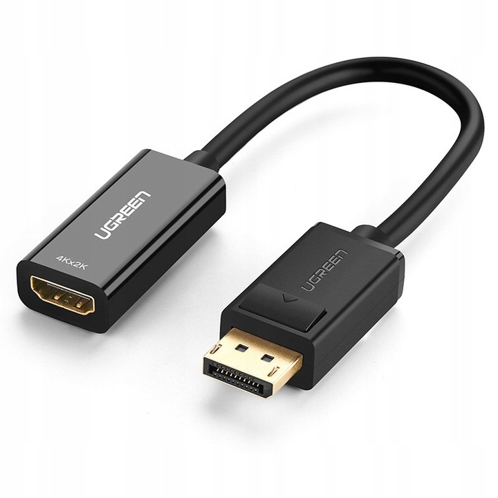 UGREEN Adapter Przejściówka DP Displayport Do HDMI UHD Full HD 60Hz 4K 25cm