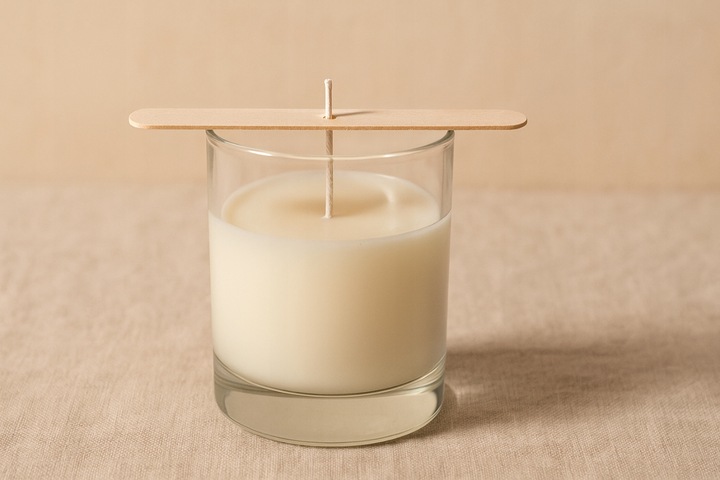 Zestaw do robienia świec Wosk sojowy Y50 knoty 16cm klej stabilizatory