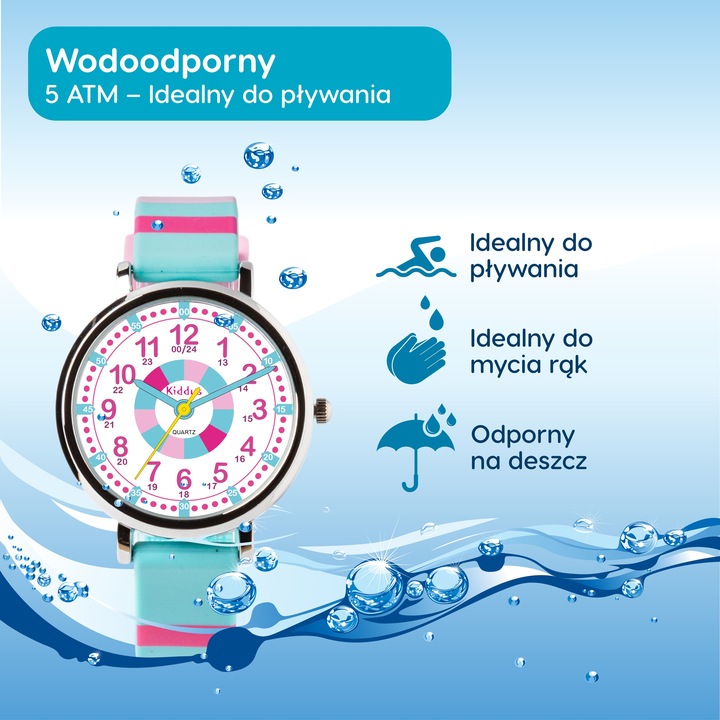 Kiddus Time Teacher Pink & Turquoise