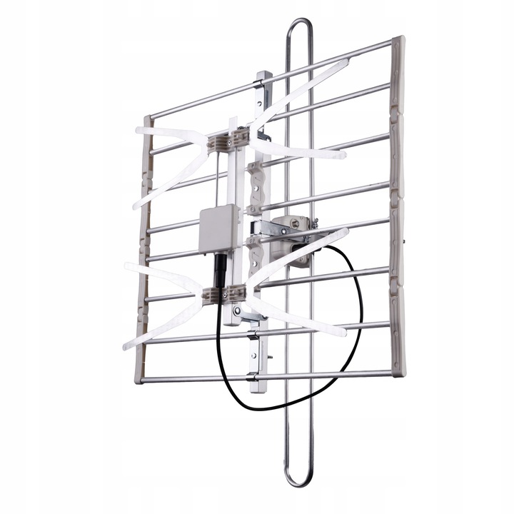 Antena TV DVB-T2 UHF VHF MUX8 ze wzmacniaczem siatkowa RET COMBO RF