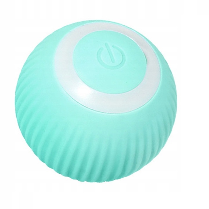 INTERAKTYWNA UCIEKAJĄCA PIŁKA DLA KOTA PSA ZABAWKA ELEKTRYCZNA NIEBIESKA