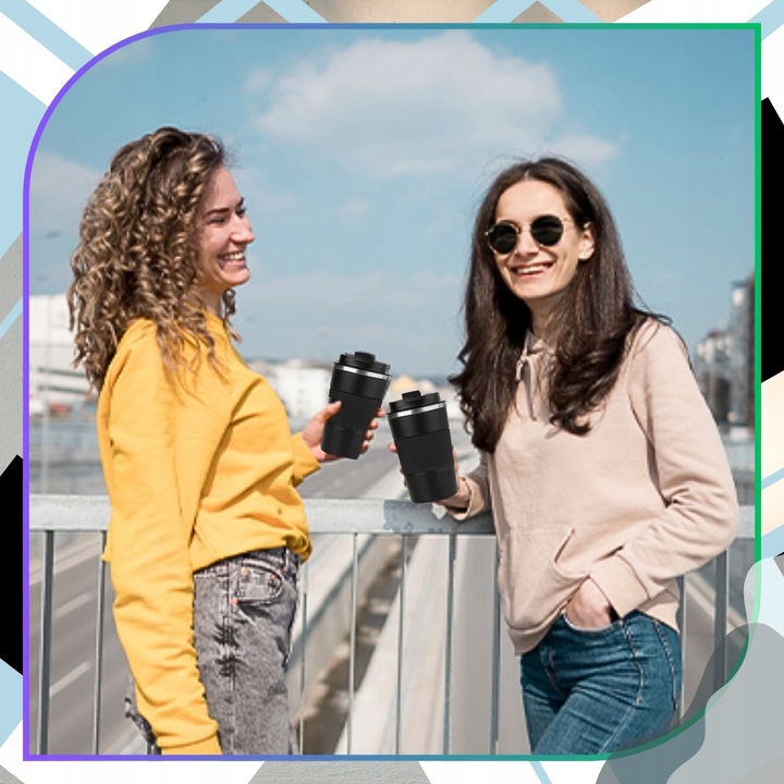 TRESSARI Kubek termiczny duży 510 ml termos na kawę herbatę szczelny