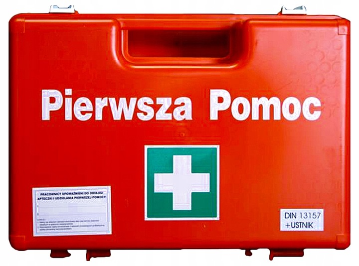 Apteczka K15 przemysłowa z wieszakiem + ustnik