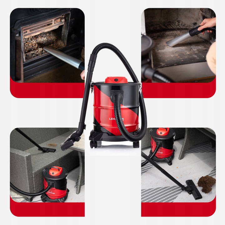 ODKURZACZ PRZEMYSŁOWY BEZWORKOWY SEPARATOR DO POPIOŁU KOMINKA GRUZU