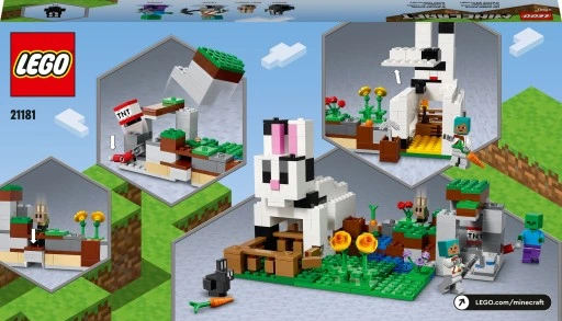 LEGO Minecraft Królicza farma 21181