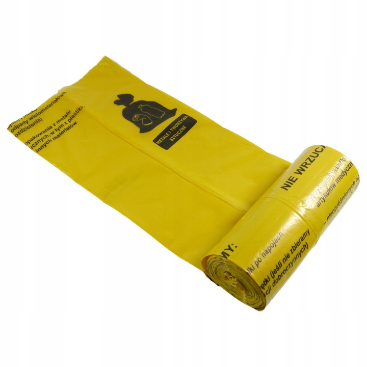 WORKI DO SEGREGACJI ŚMIECI 120L NADRUK 3x10szt