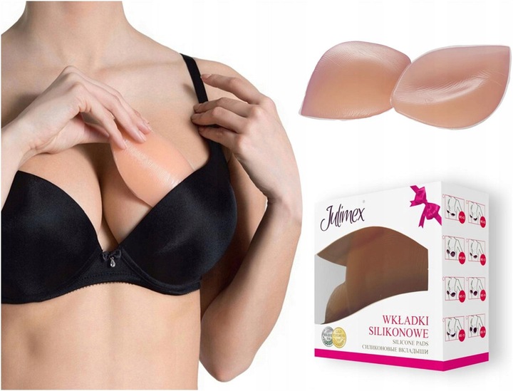 Silikonowe wkładki do biustonosza Maxi Push-up