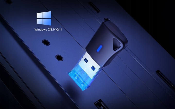 BASEUS ADAPTER BLUETOOTH BT 5.4 ODBIORNIK NADAJNIK DO KOMPUTERA 20M