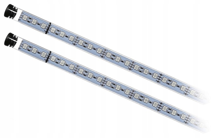 Oświetlenie LED do akwarium lampa świetlówka LED RGB 2x50cm z pilotem