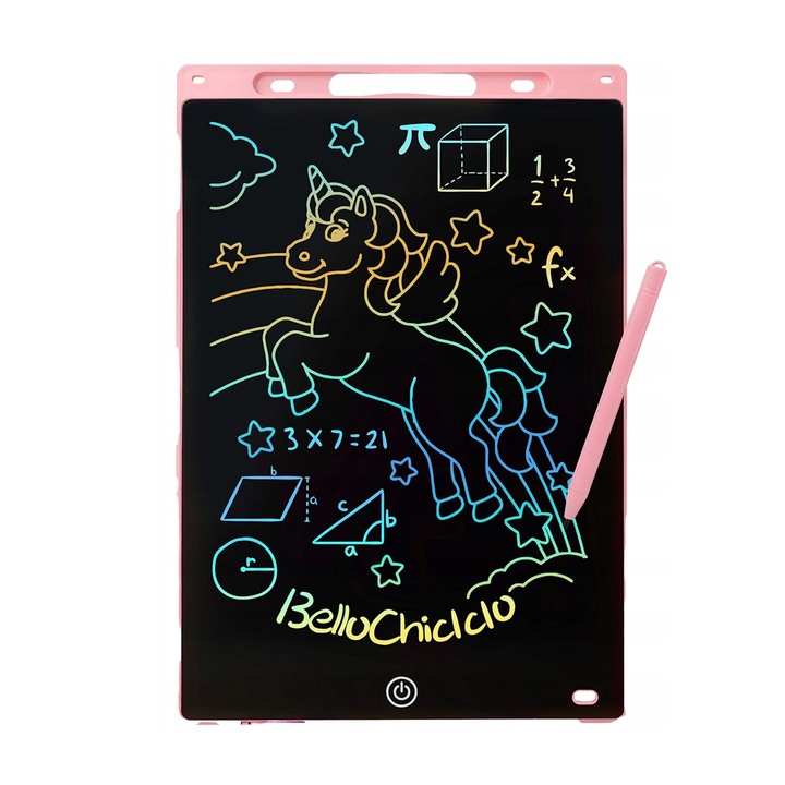 10-calowy kolorowy tablet LCD do pisania dla dzieci i maluchów, różowy