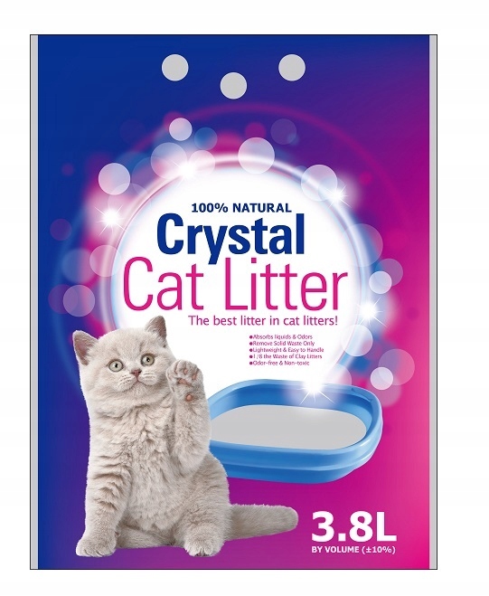 Żwirek silikonowy dla kota 8 x 3.8L bezzapachowy