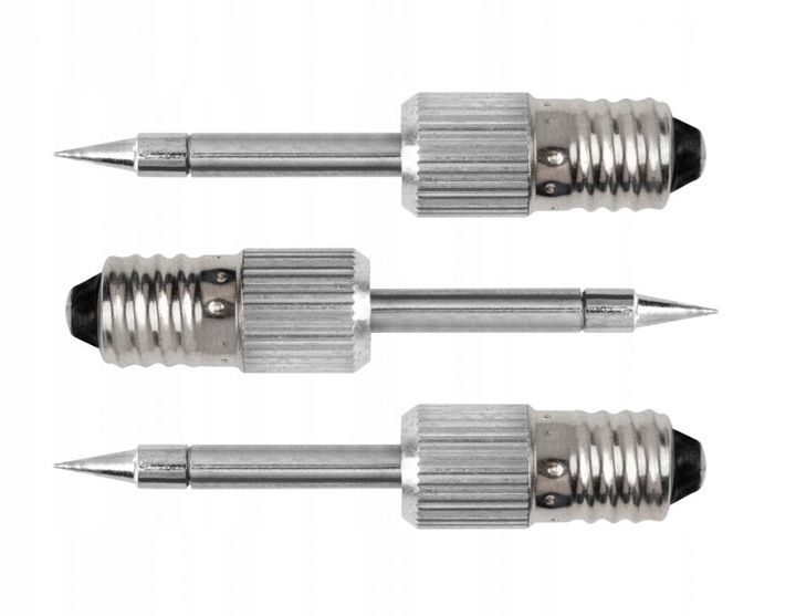 HOGERT HT2C340 ZESTAW GROTÓW DO LUTOWNICY AKUMULATOROWEJ 3szt UCHWYT E10