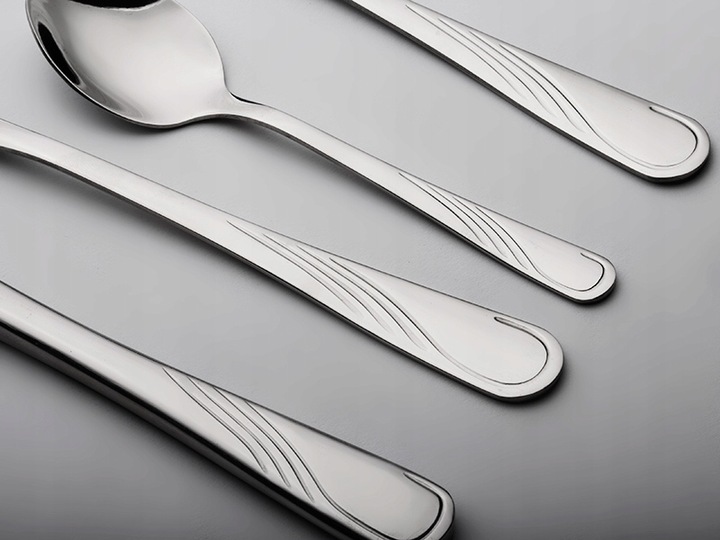 AMBITION 24 SZTUĆCE NIERDZEWNE DO ZMYWARKI NAPOLI ZESTAW KOMPLET NA 6