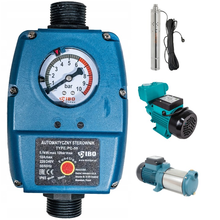 WŁĄCZNIK WYŁĄCZNIK CIŚNIENIOWY STEROWNIK AUTOMATYCZNY SUCHOBIEG PC-59 POMPY