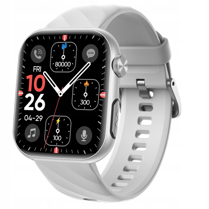 SMARTWATCH Z FUNKCJĄ POMIARU CUKRU GLUKOZA AMOLED MT500 CIŚNIENIE MENU Pl