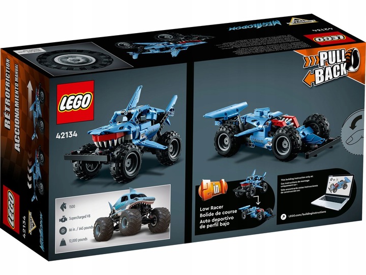LEGO Technic Samochód Monster Truck Jam Megalodon