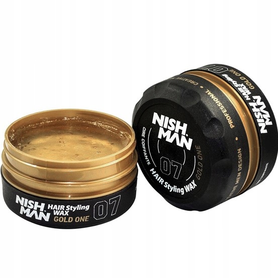 Pomada do Włosów MOCNA NISHMAN Hair Styling Gold One 07 Wax Wosk 150ml