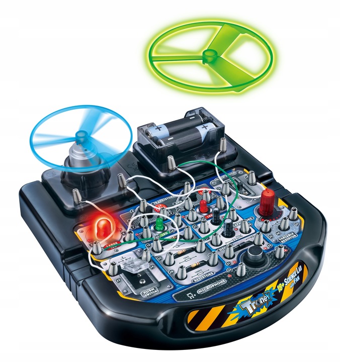 WESOŁE LABORATORIUM ZESTAW EDUKACYJNY ELEKTRYCZNY 8+ TRONEX DUMEL TECH