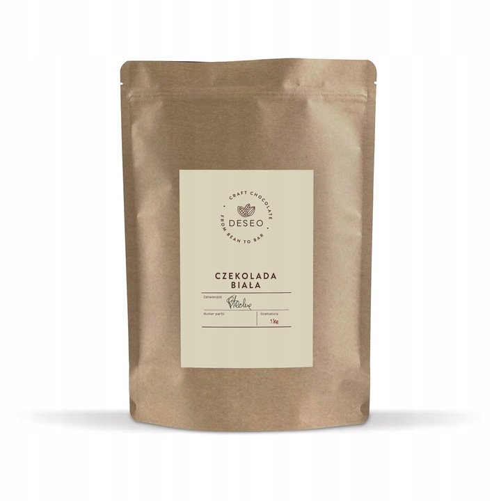Czekolada BIAŁA 1000g do fontann fondue DESEO BIAŁA CZEKOLADA 1KG