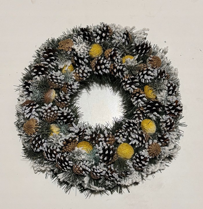 WIANEK ADWENTOWY wieniec stroik świąteczny