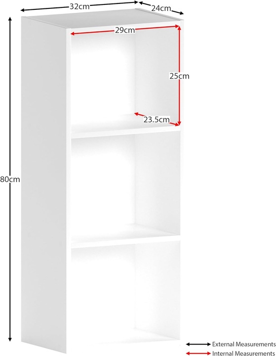 REGAŁ 80CM PÓŁKA SZAFKA KSIĄŻKI SEGREGATORY BIAŁY