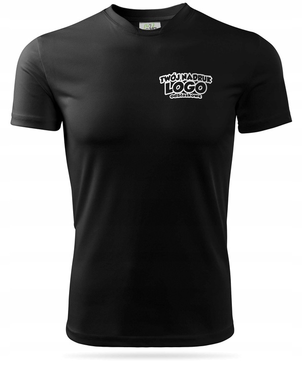 Męska koszulka treningowa oddychająca + Twój napis