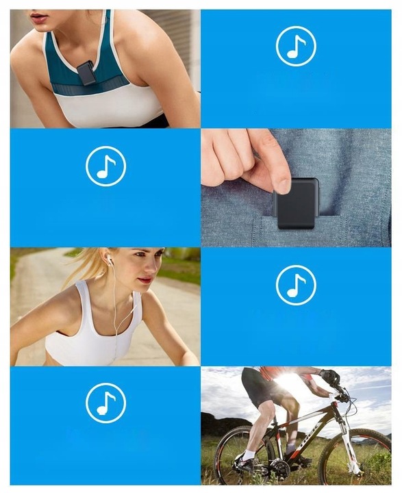 Odtwarzacz MP4 8G BT4.0 DYKTAFON SPEAKER menuPL