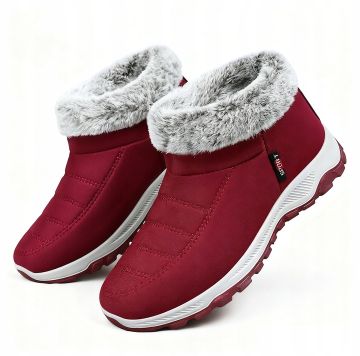 Moda lekkie ocieplane buty damska Sniegowce zimowe buty antypoślizgowy