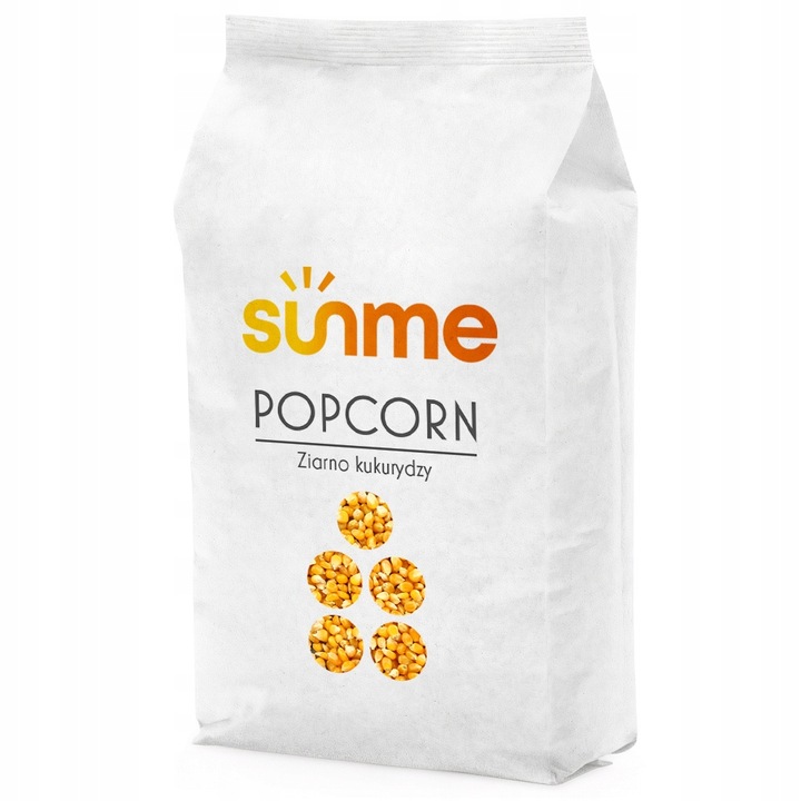 Kukurydza POPCORN 5 kg do prażenia ZIARNO 5000g bez soli PREMIUM JAKOŚĆ 5kg