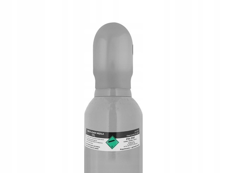 Butla CO2 8L 6KG PEŁNA! z rurką syfonową / SYFON