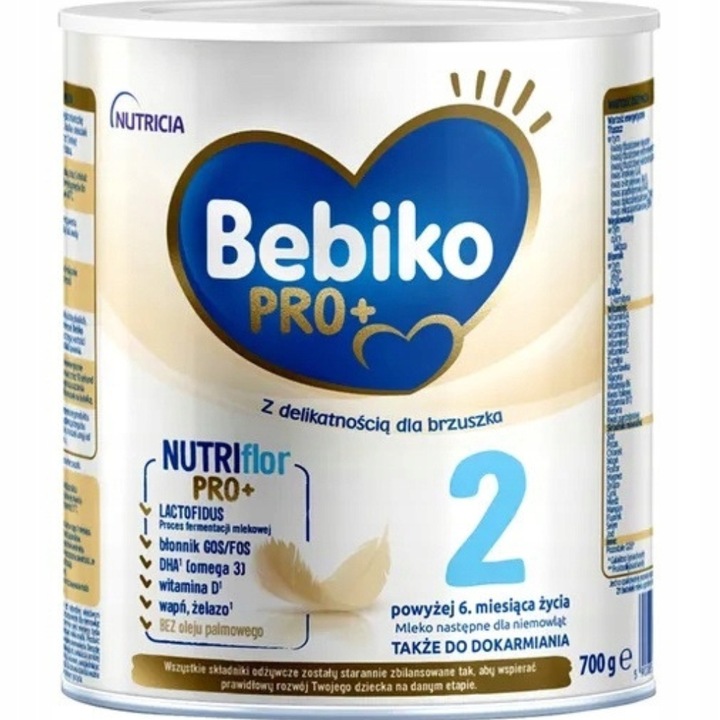 Bebiko Pro+ 2 Mleko następne 6 miesięcy + 700 g