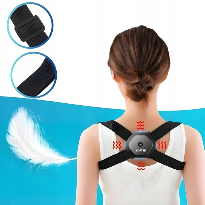 Korektor Postawy Inteligentny Pajączek USB na Plecy dla Dzieci i