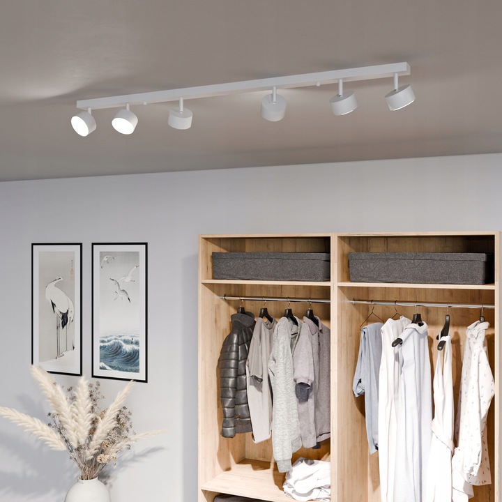 Oprawa Halogenowa 6X GX53 Lampa Sufitowa Natynkowa Ruchoma Kinkiet