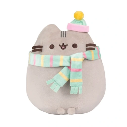 PUSHEEN w czapeczce i szaliczku 24cm SUPER SOFT