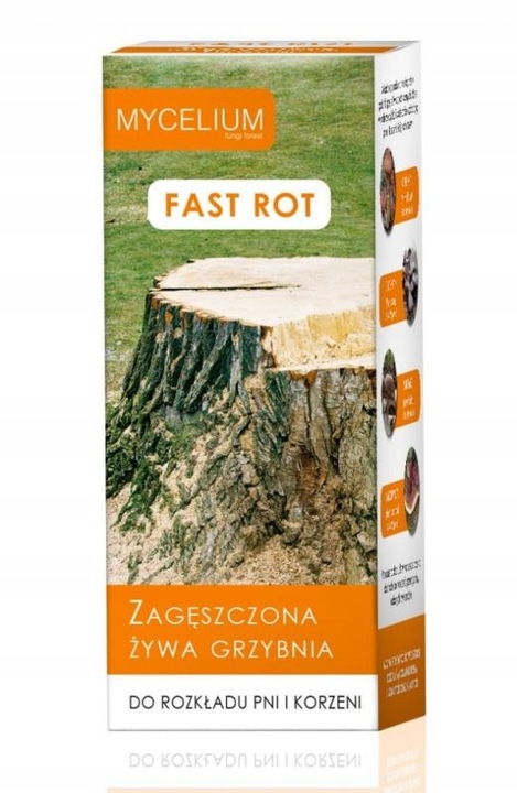 FAST ROT grzybnia do rozkładu pni i korzeni drzew