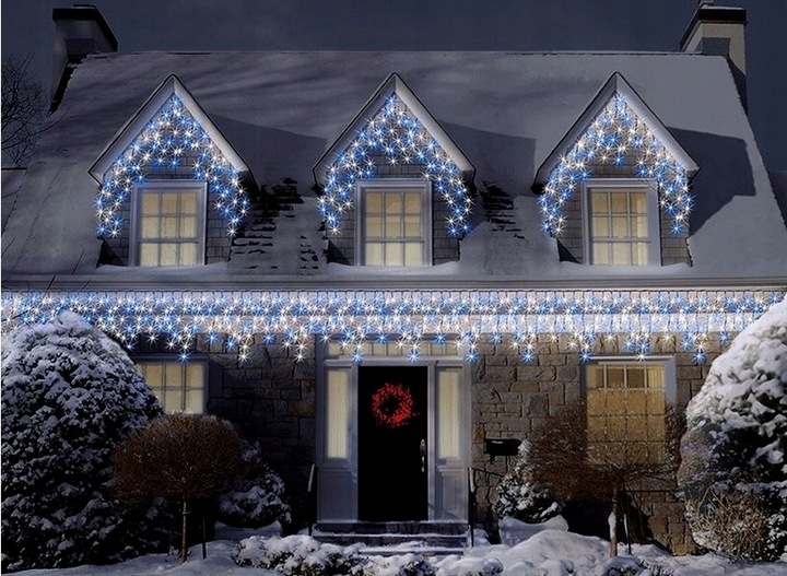 SOPLE FLASH 200 LED ZEWNĘTRZNE BIAŁE ZIMNE CHOINKOWE lampki