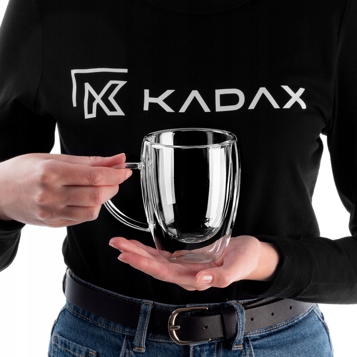 SZKLANKI TERMICZNE DO KAWY HERBATY LATTE 350ml KUBKI PODWÓJNE ŚCIANKI 2 szt