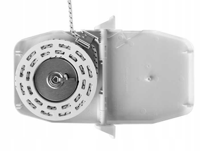 Zwijacz BIAŁY na LINKĘ / SZNUREK DO ROLET + LINKA 5MB PORTOS