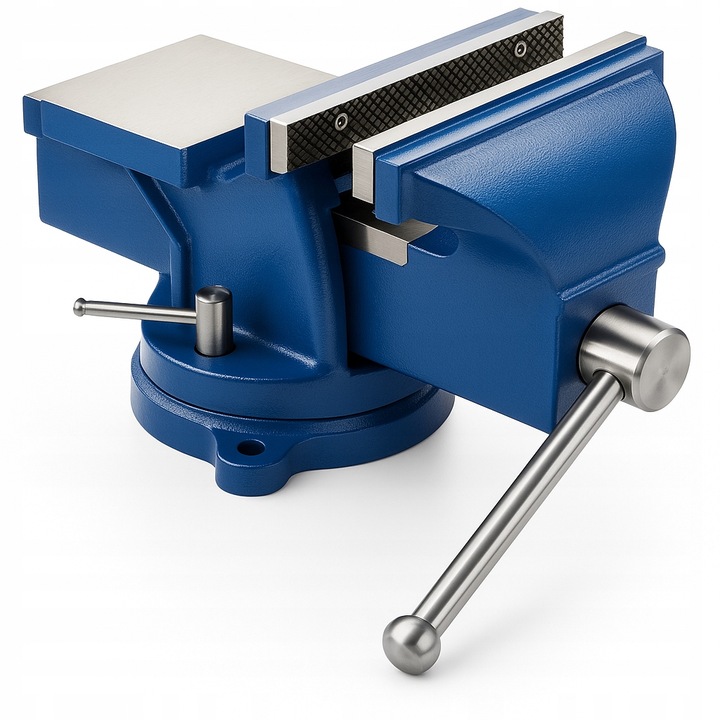 Imadło ŚLUSARSKIE 150mm Z KOWADŁEM OBROTOWE 360st. MOCNE SOLIDNE 150