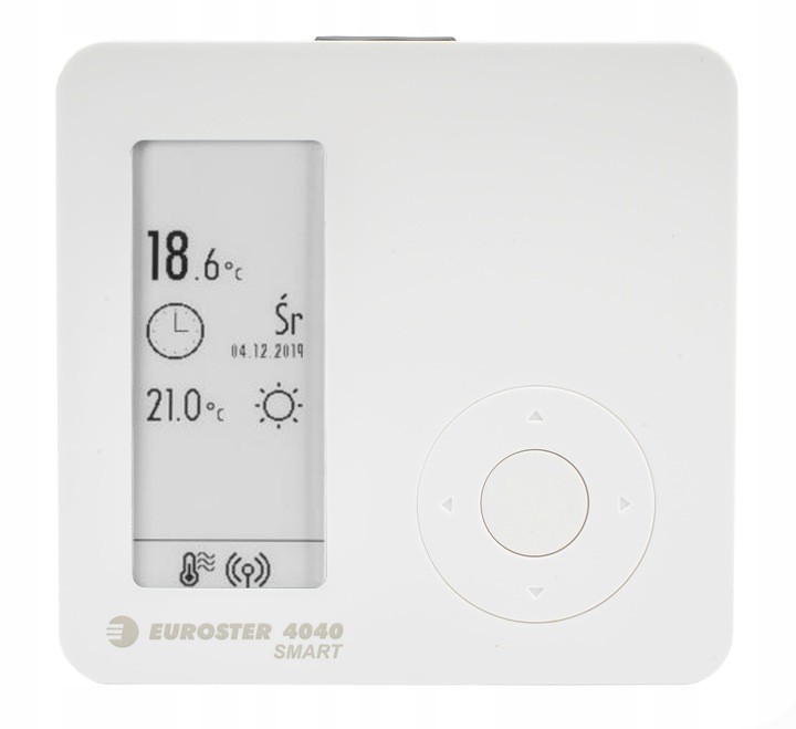 STEROWNIK REGULATOR TERMOSTAT POKOJOWY BEZPRZEWODOWY E4040 SMART- WI-FI NET