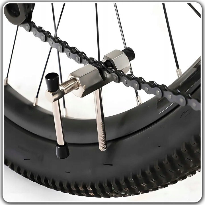 ZESTAW NARZĘDZI ROWEROWYCH KLUCZE KORBY DO ROWERU SKUWACZ BACIK 6 ELEMENTÓW