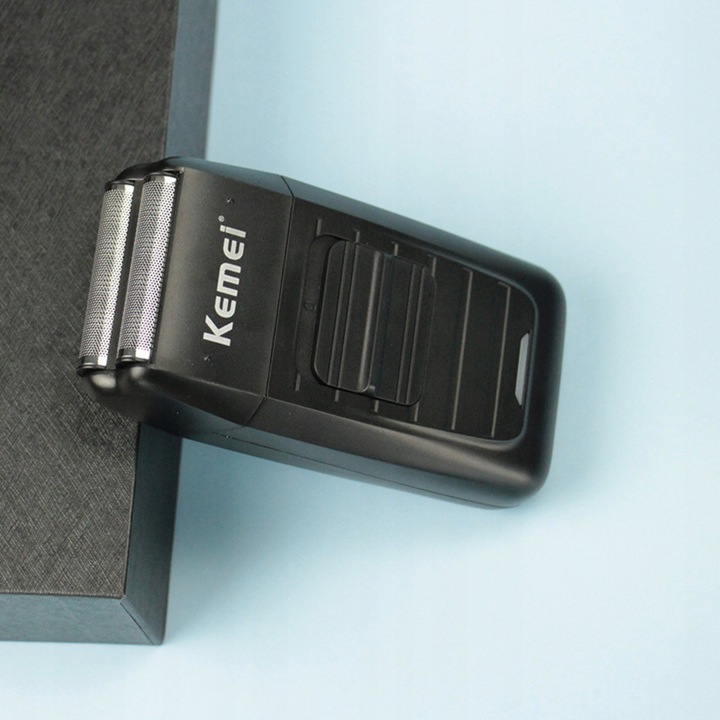 BEZPRZEWODOWA GOLARKA FOLIOWA DO GOLENIA BRODY WŁOSÓW MĘSKA MASZYNKA KEMEI